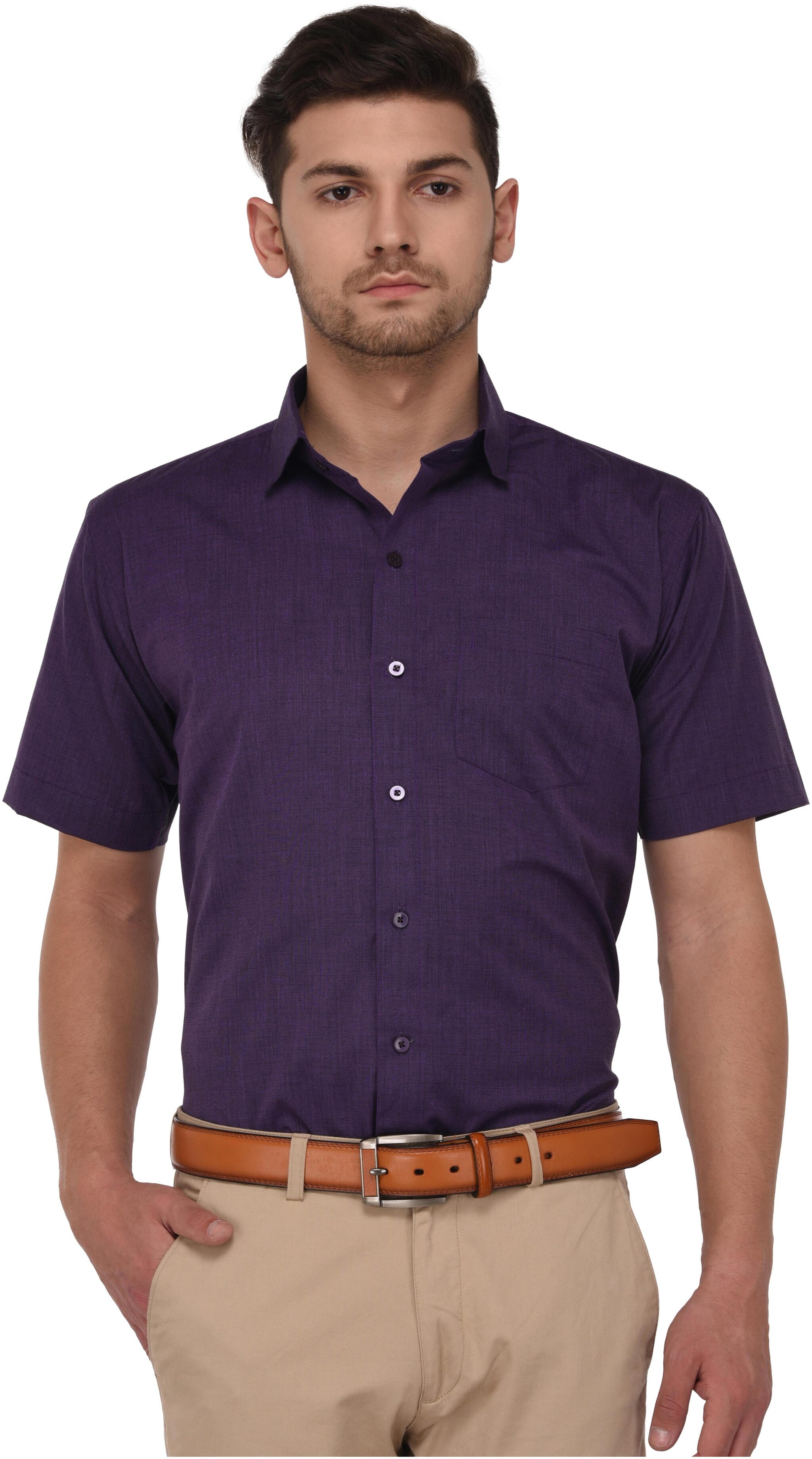 

Studio Nexx Men Slim fit Formal Shirt - Purple