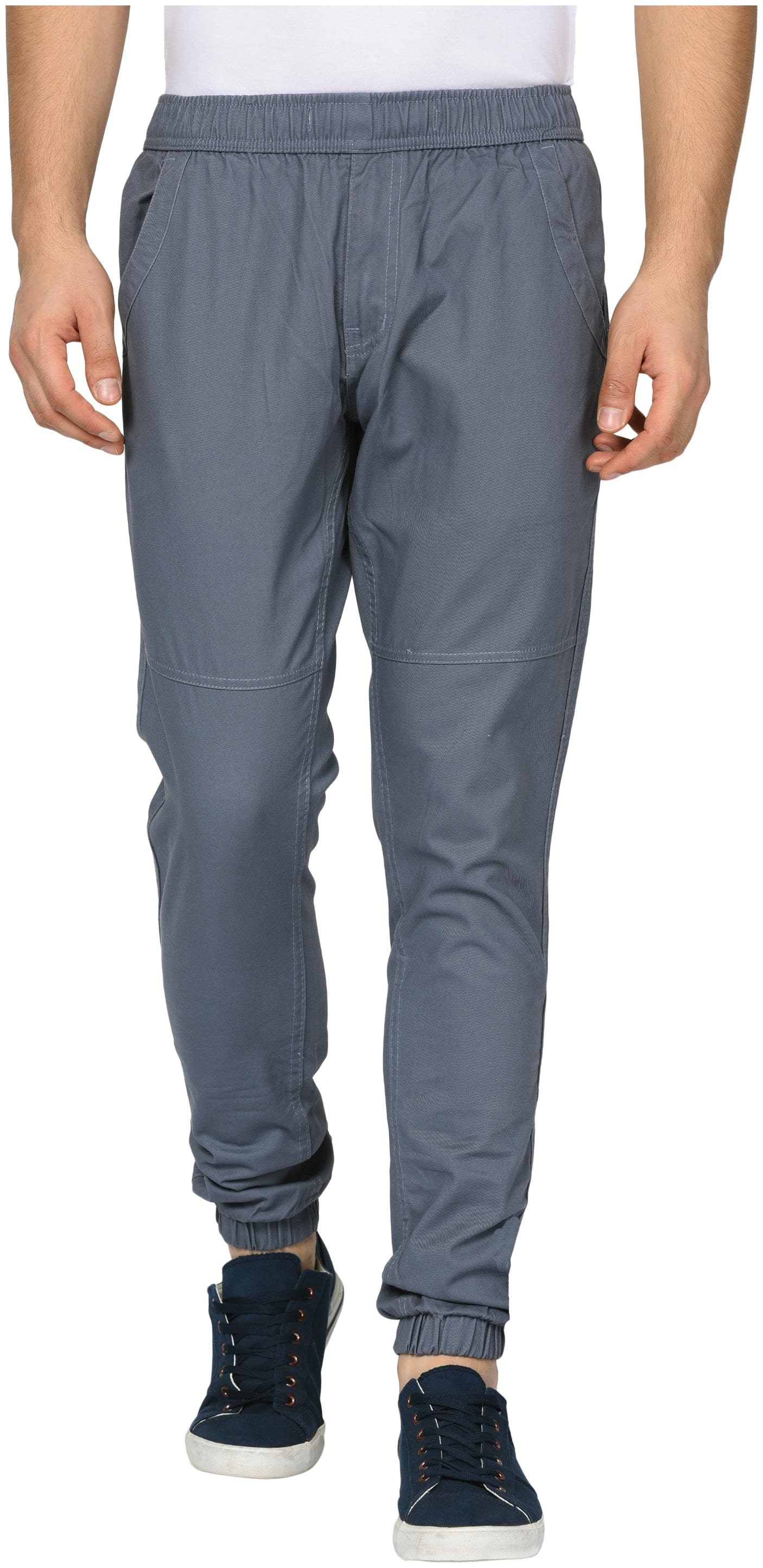 

Studio Nexx Men Grey Solid Slim fit Joggers