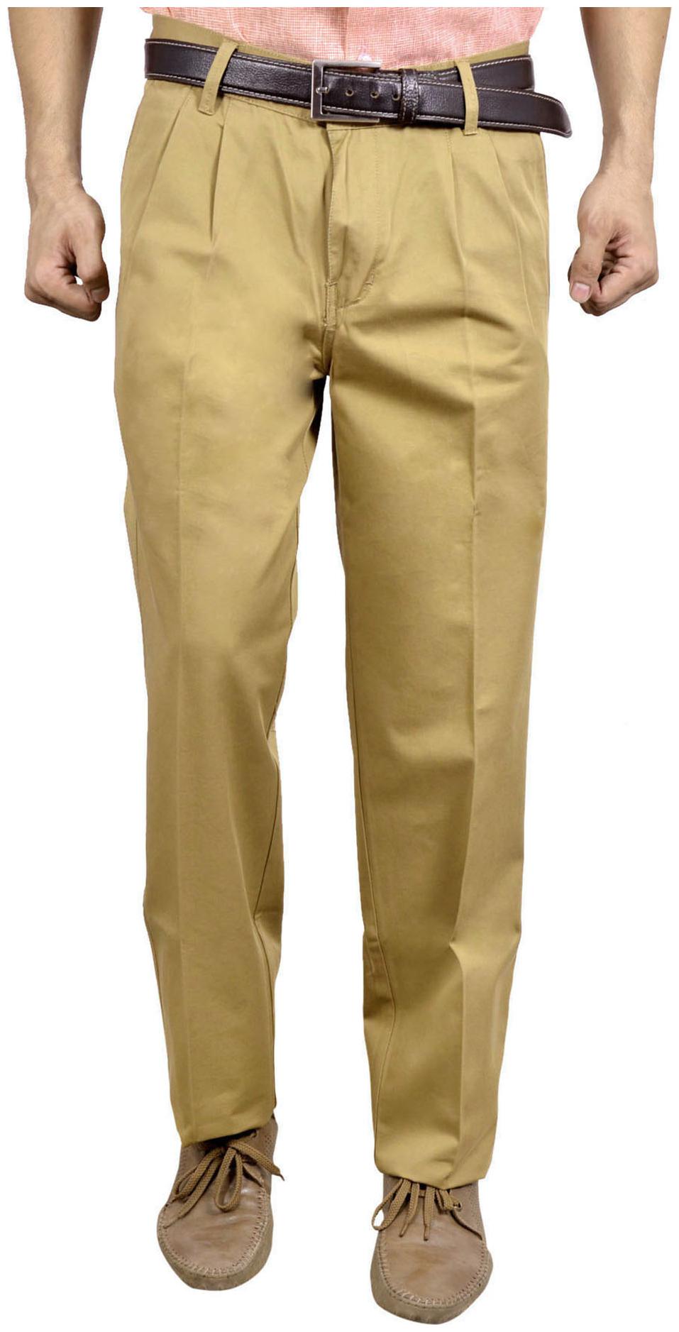 

Studio Nexx Men Solid Regular Fit Formal Trouser - Brown