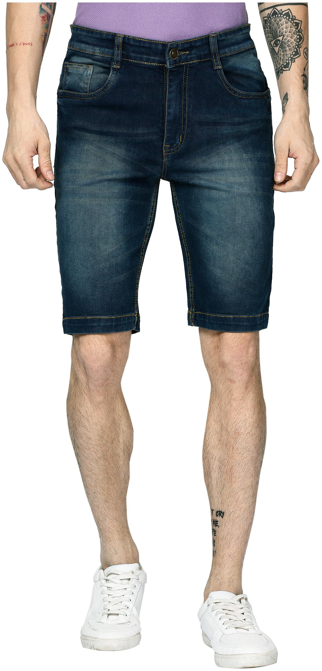 

Studio Nexx Men Blue Slim Fit Regular Shorts