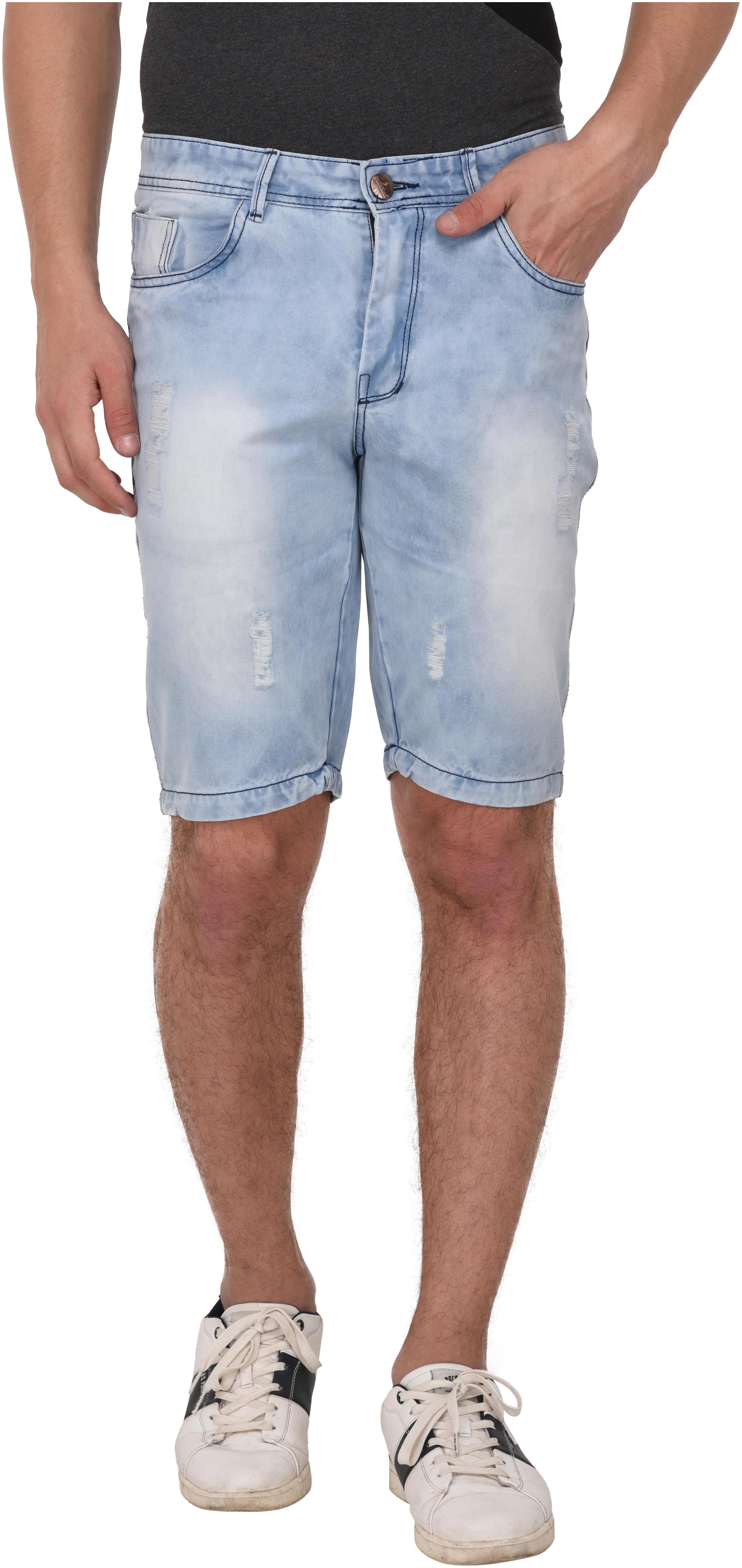 

Studio Nexx Men Blue Slim Fit Denim Shorts