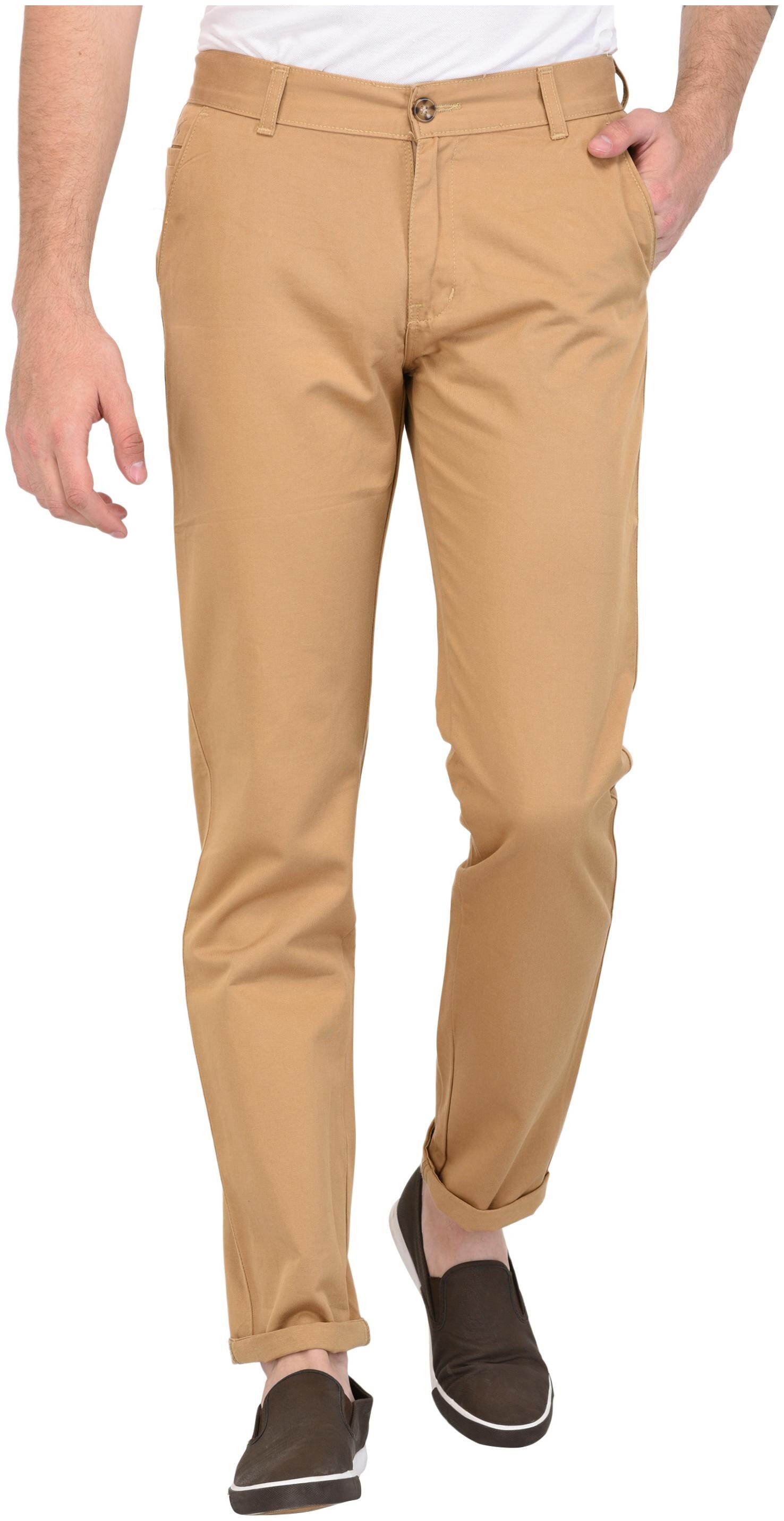 

Studio Nexx Men Beige Solid Regular fit Chinos