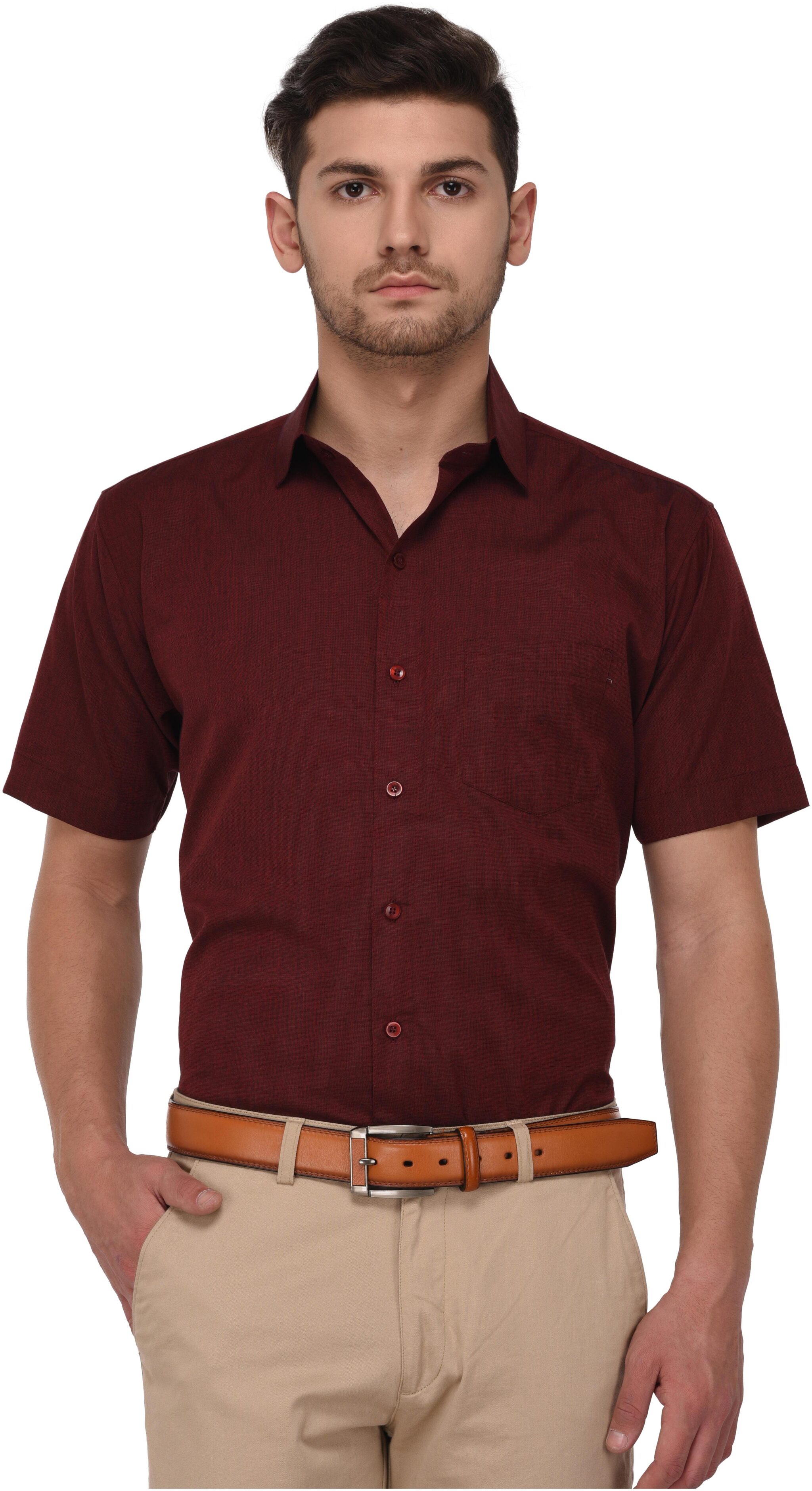 

Studio Nexx Men Slim fit Formal Shirt - Maroon