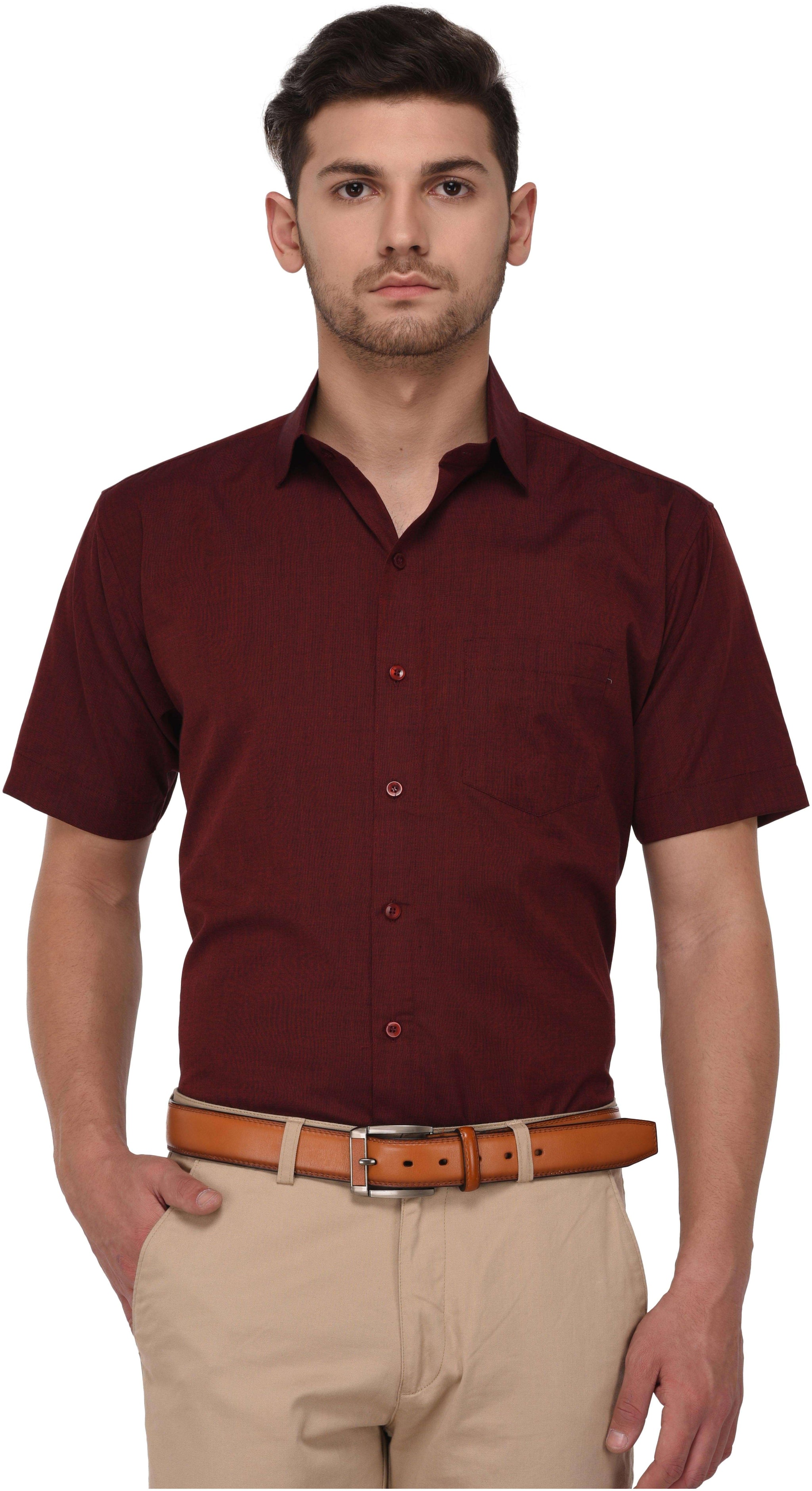 

Studio Nexx Men Slim fit Formal Shirt - Maroon