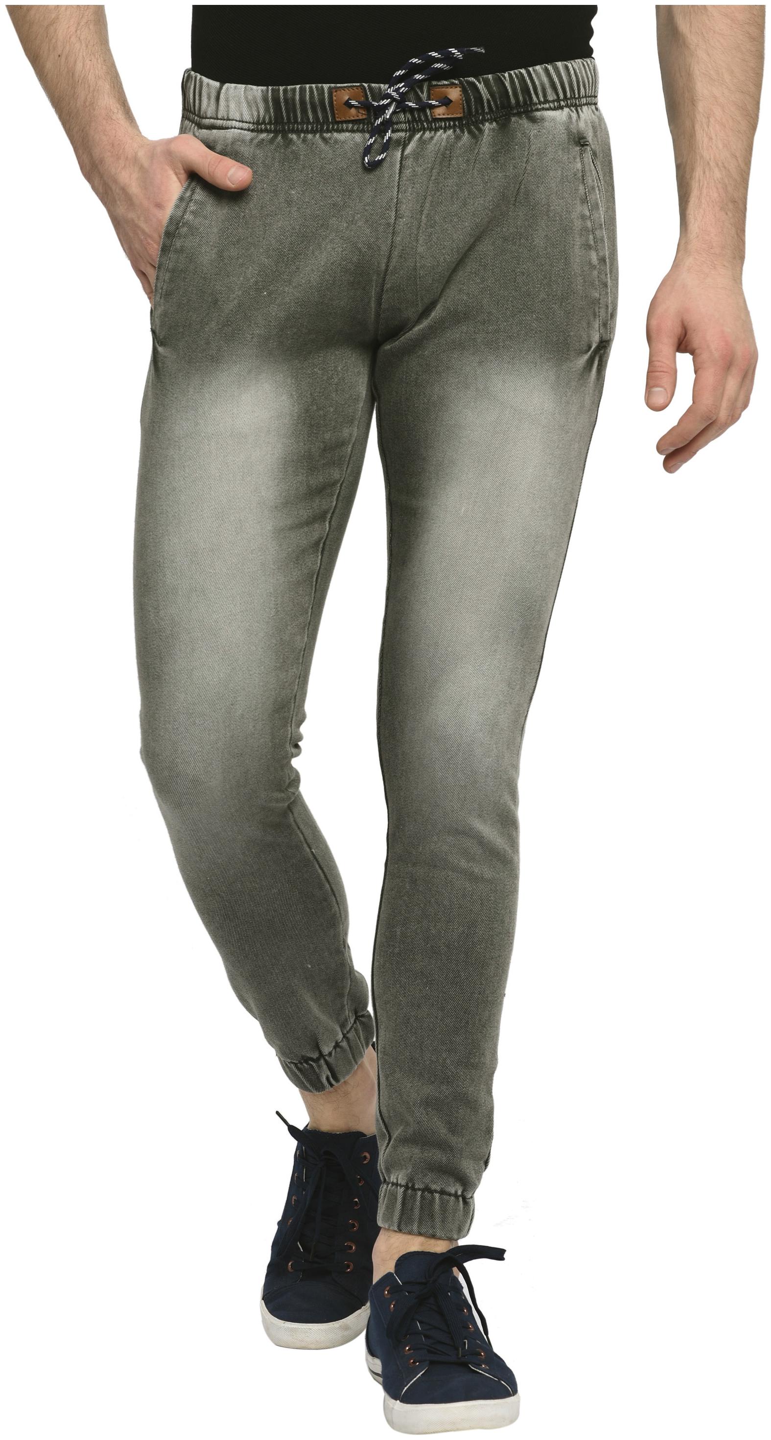 

Studio Nexx Men Grey Jogger Jeans