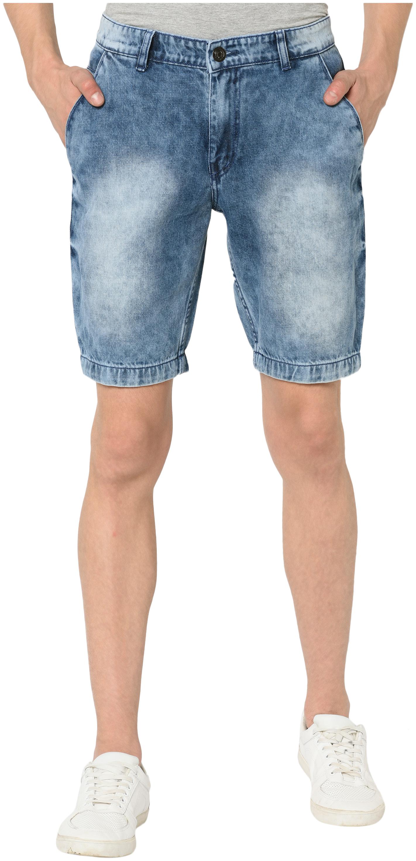

Studio Nexx Men Blue Slim Fit Denim Shorts