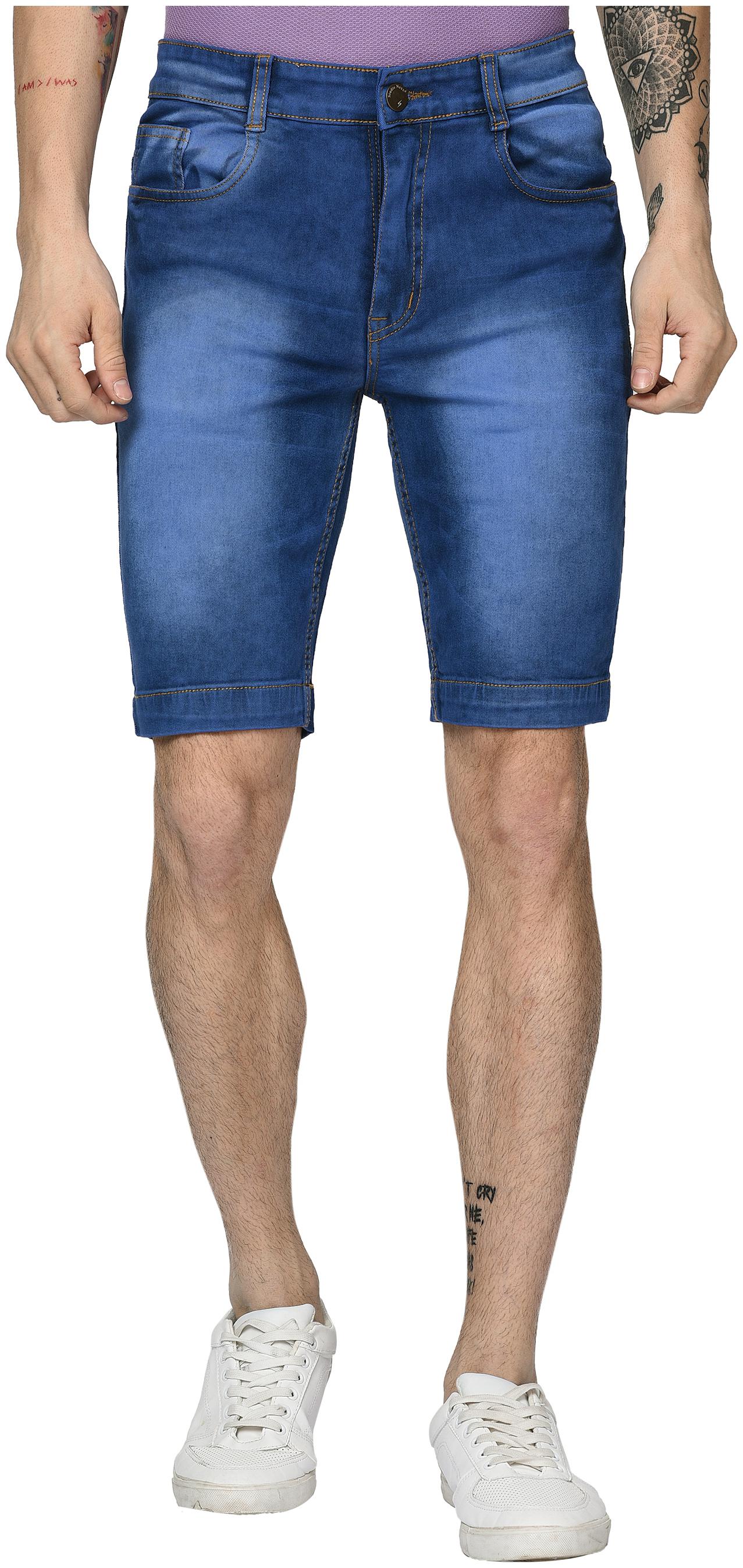 

Studio Nexx Men Blue Slim Fit Regular Shorts