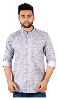 

Studio Nexx Men White Printed Slim Fit Casual Shirt