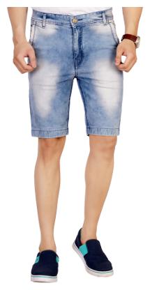 

Studio Nexx Men Blue Slim Fit Denim Shorts
