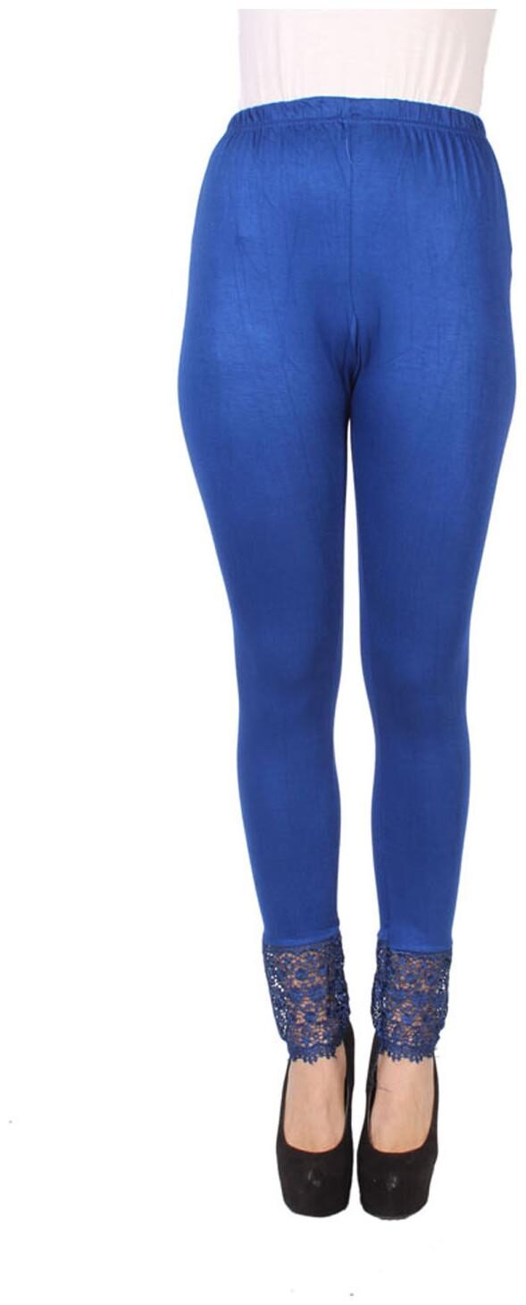 

Style height Blue Cotton And Lycra Legging