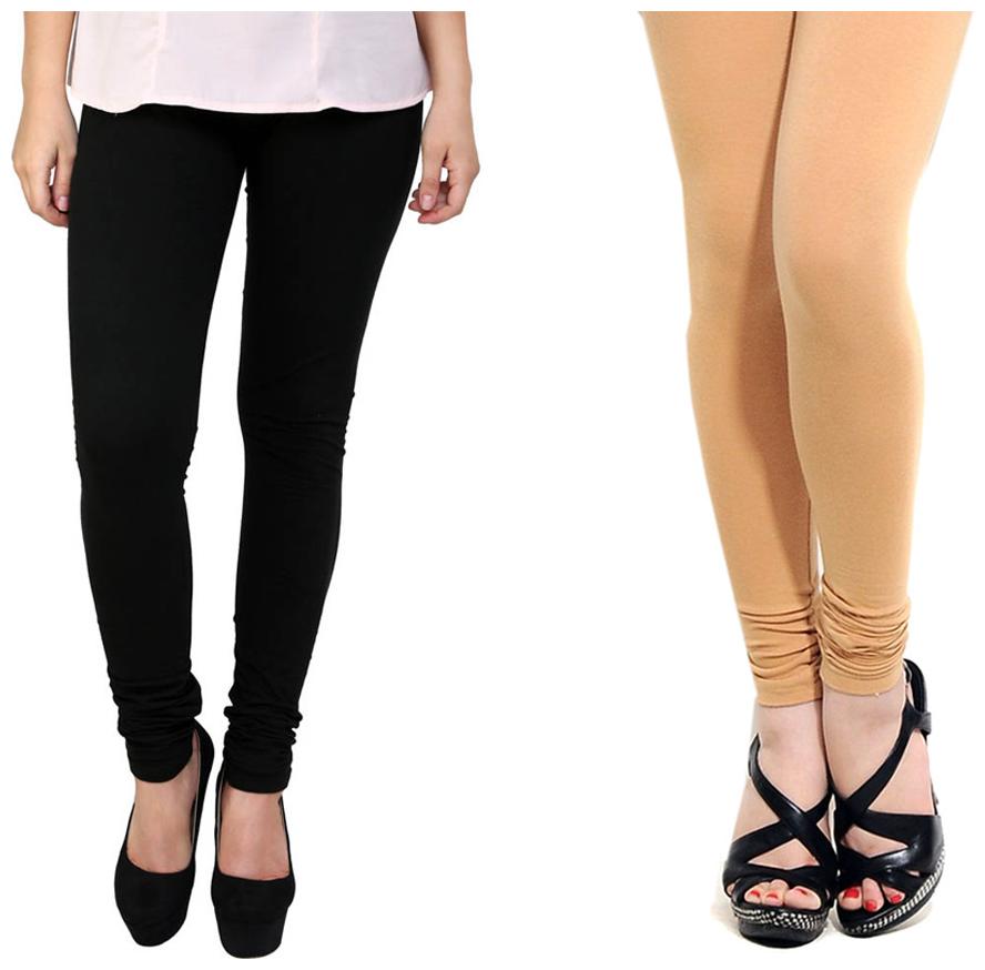 

Style IN Lycra Churidar - Brown