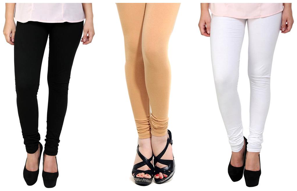 

Style IN Lycra Churidar - Black