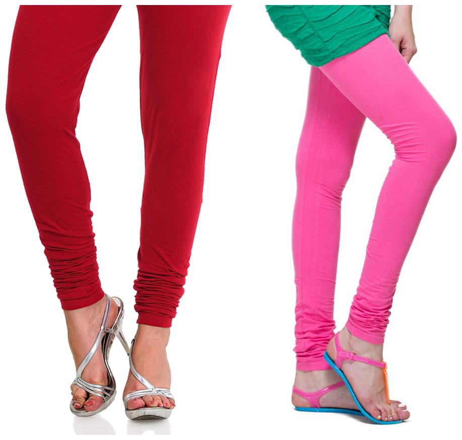 

Style IN Lycra Churidar - Pink