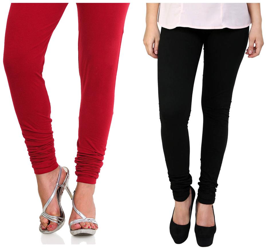

Style IN Lycra Churidar - Black