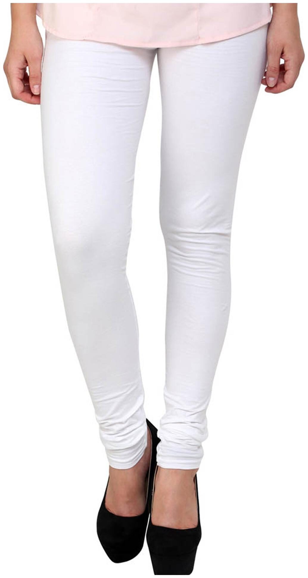 

Style IN Lycra Churidar - White