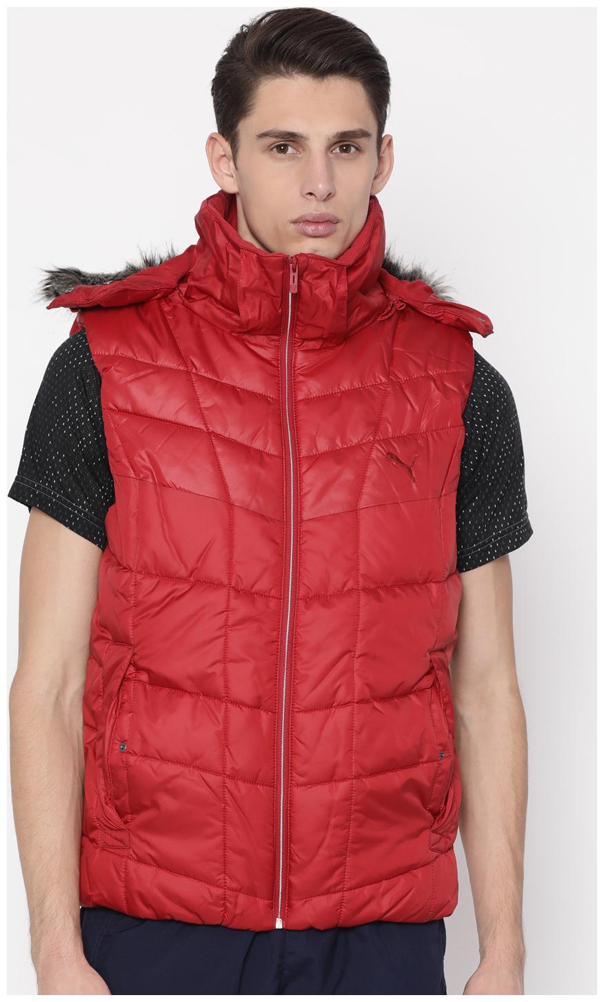 

Puma Men Red Solid Sports jacket