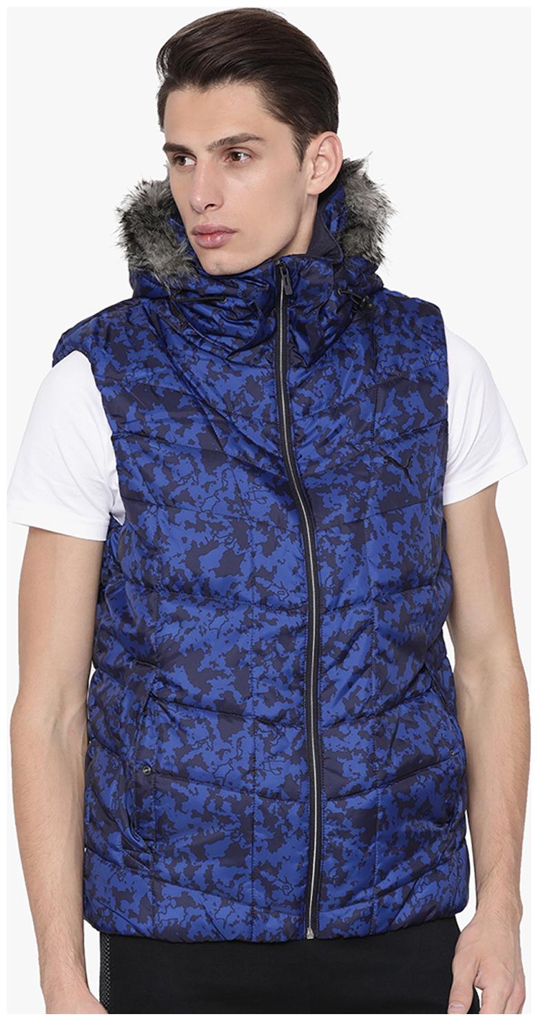 

Puma Men Blue Printed Sports jacket