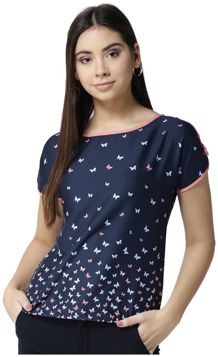 

Style Quotient Women Solid A-line top - Blue