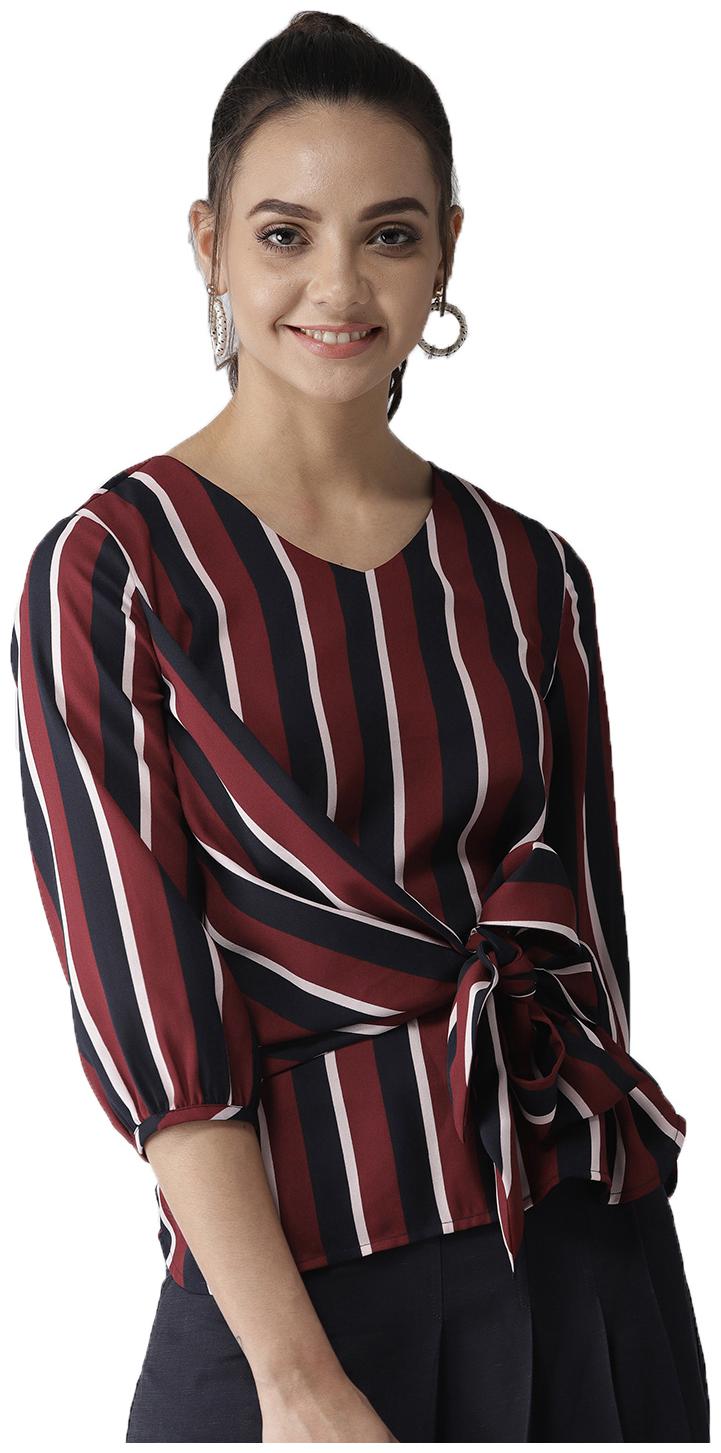 

Style Quotient Women Striped Regular top - Multi