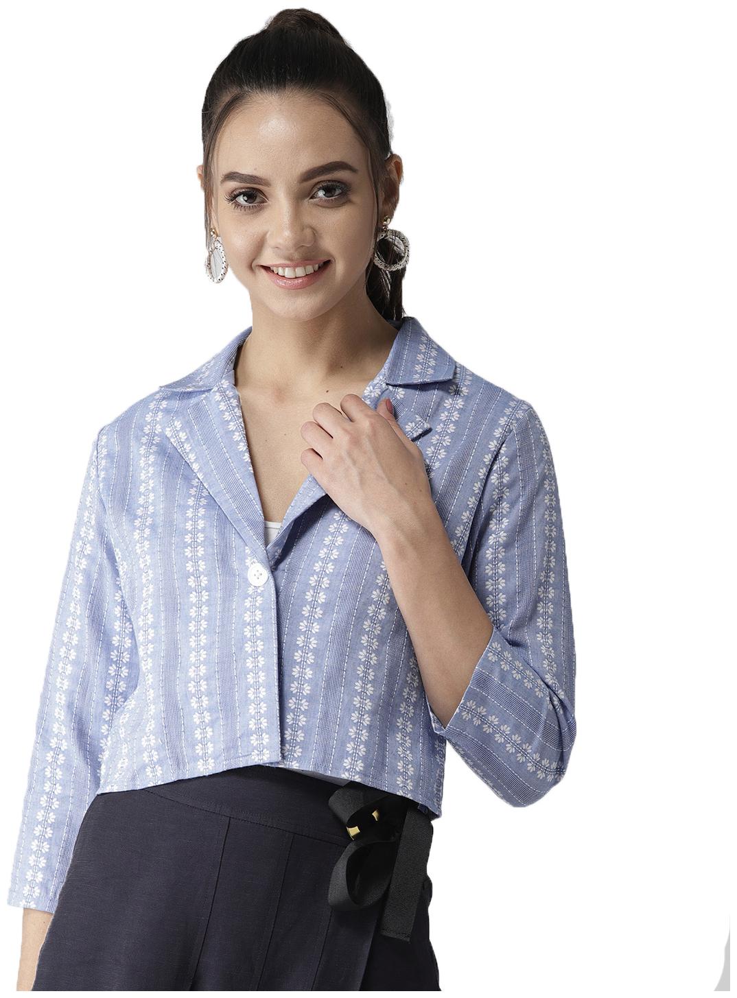 

Style Quotient Women Shrug - Blue