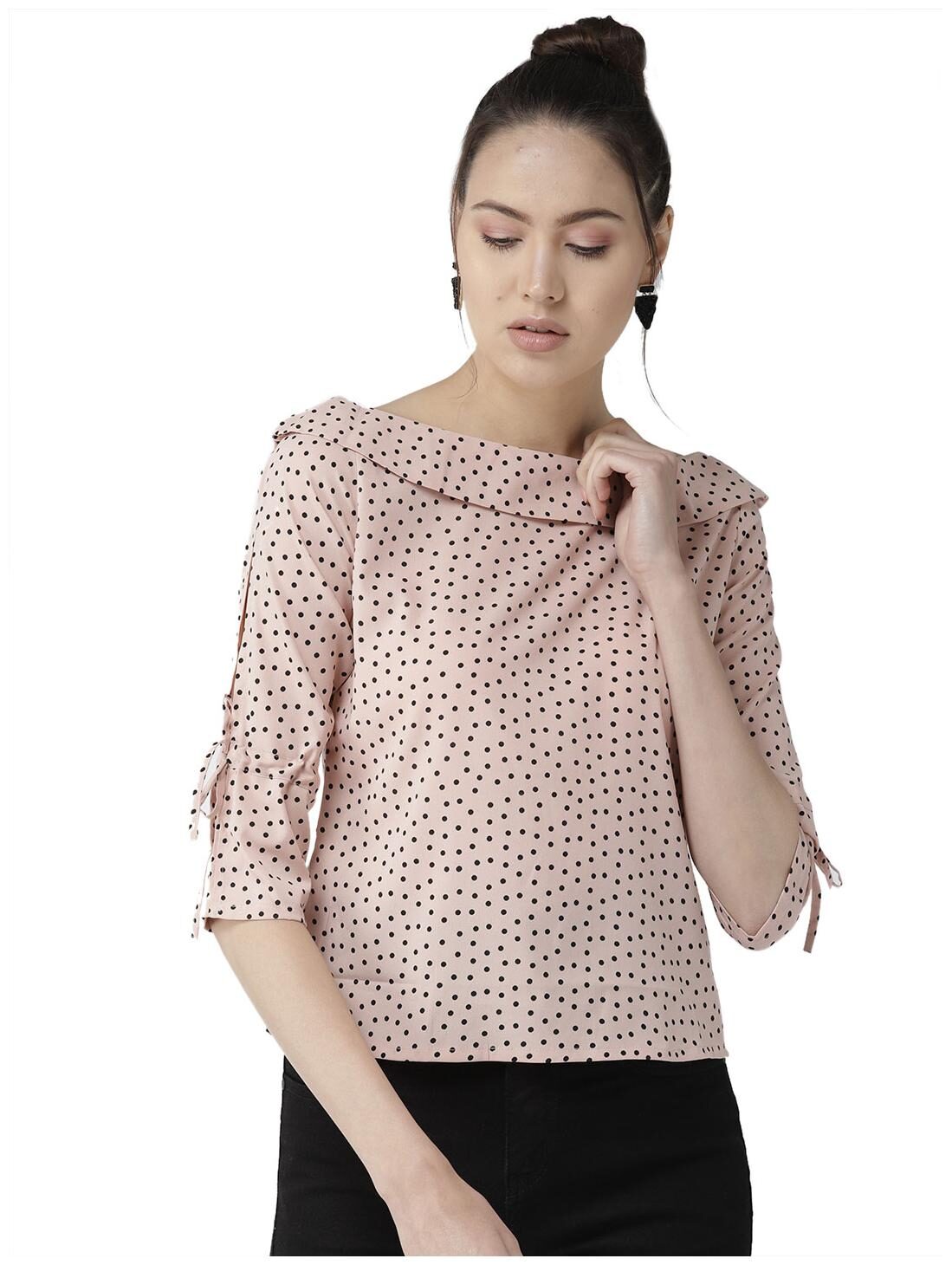 

Style Quotient Women Polka dots Regular top - Beige