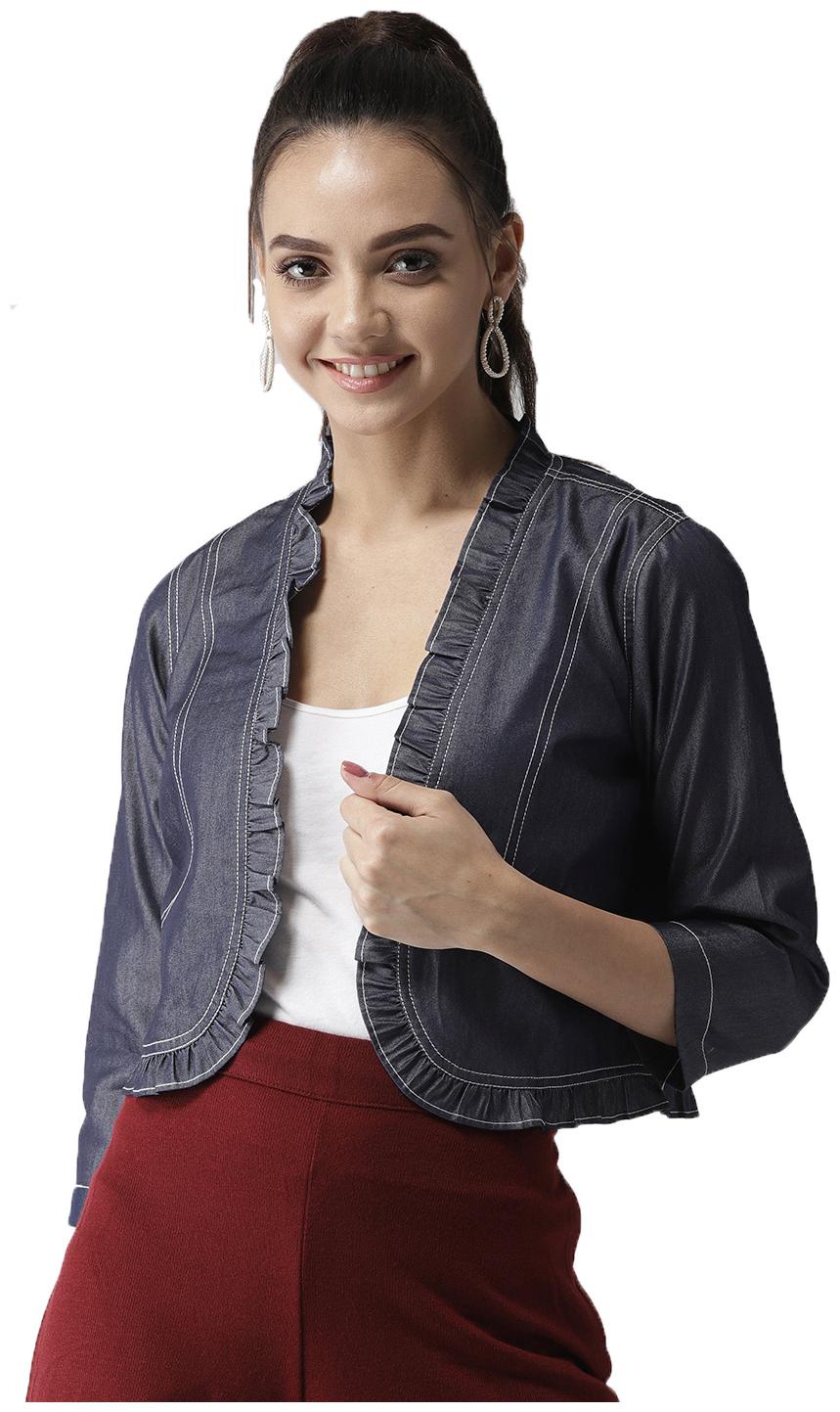 

Style Quotient Women Shrug - Blue