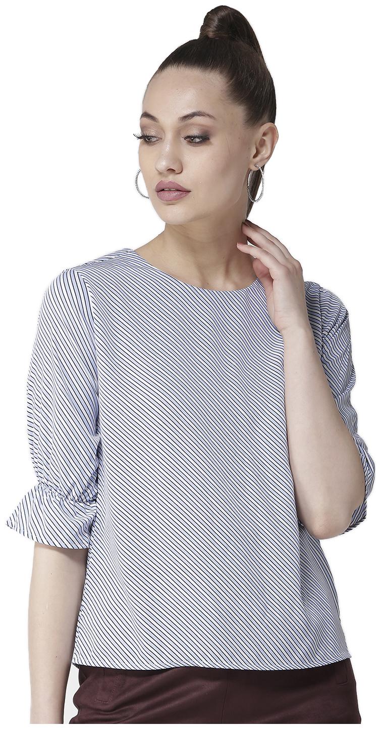 

Style Quotient Women Geometric A-line top - White