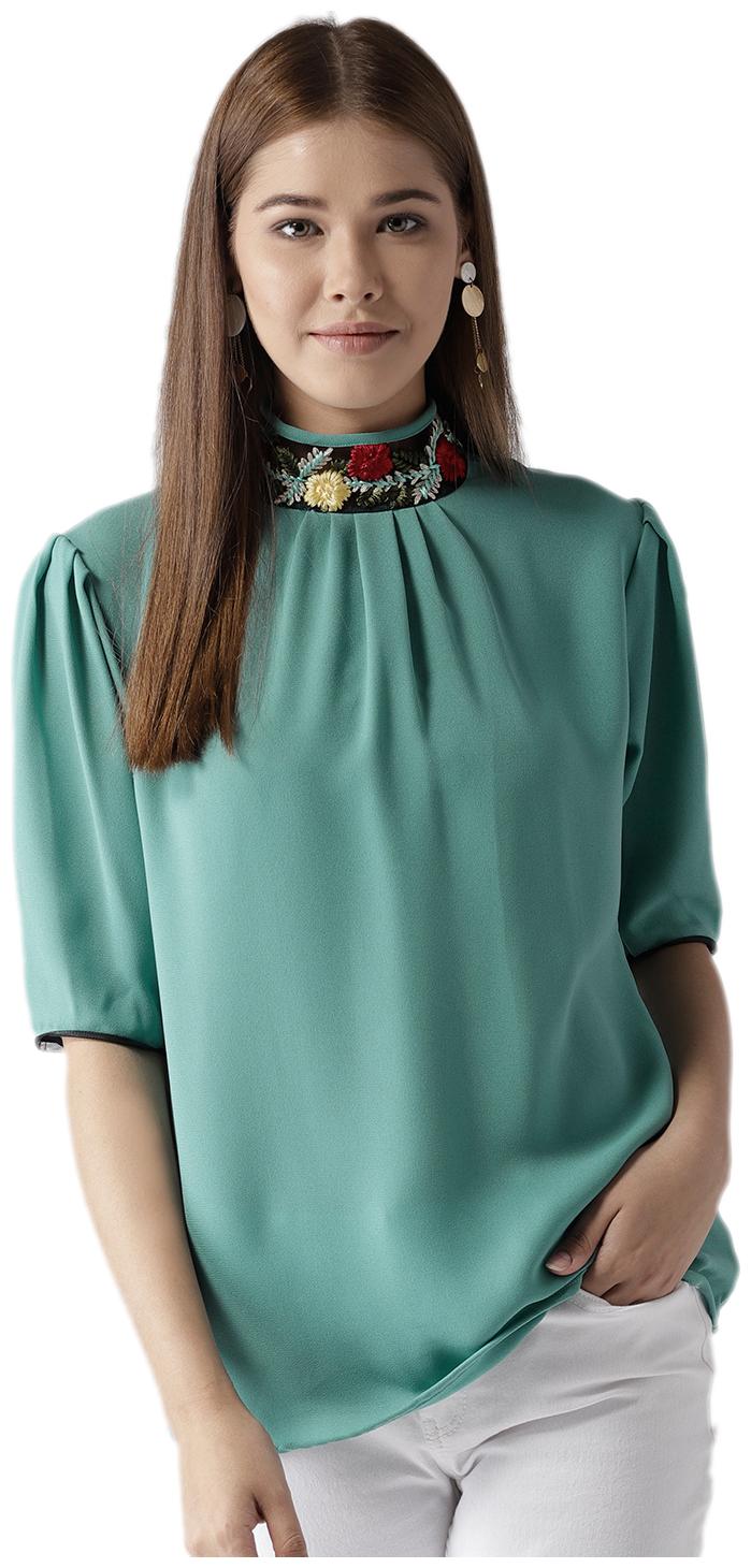 

Style Quotient Women Solid Regular top - Green