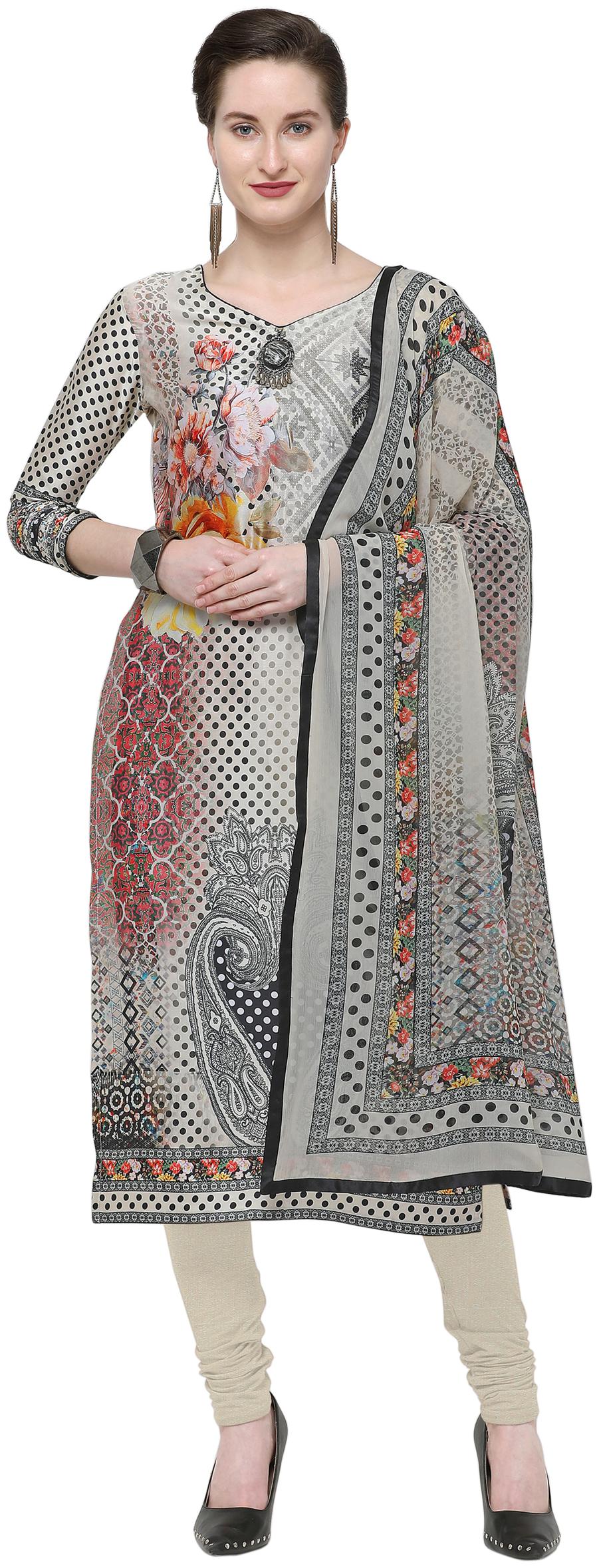

Stylee Lifestyle Multi Satin Printed Dress Material