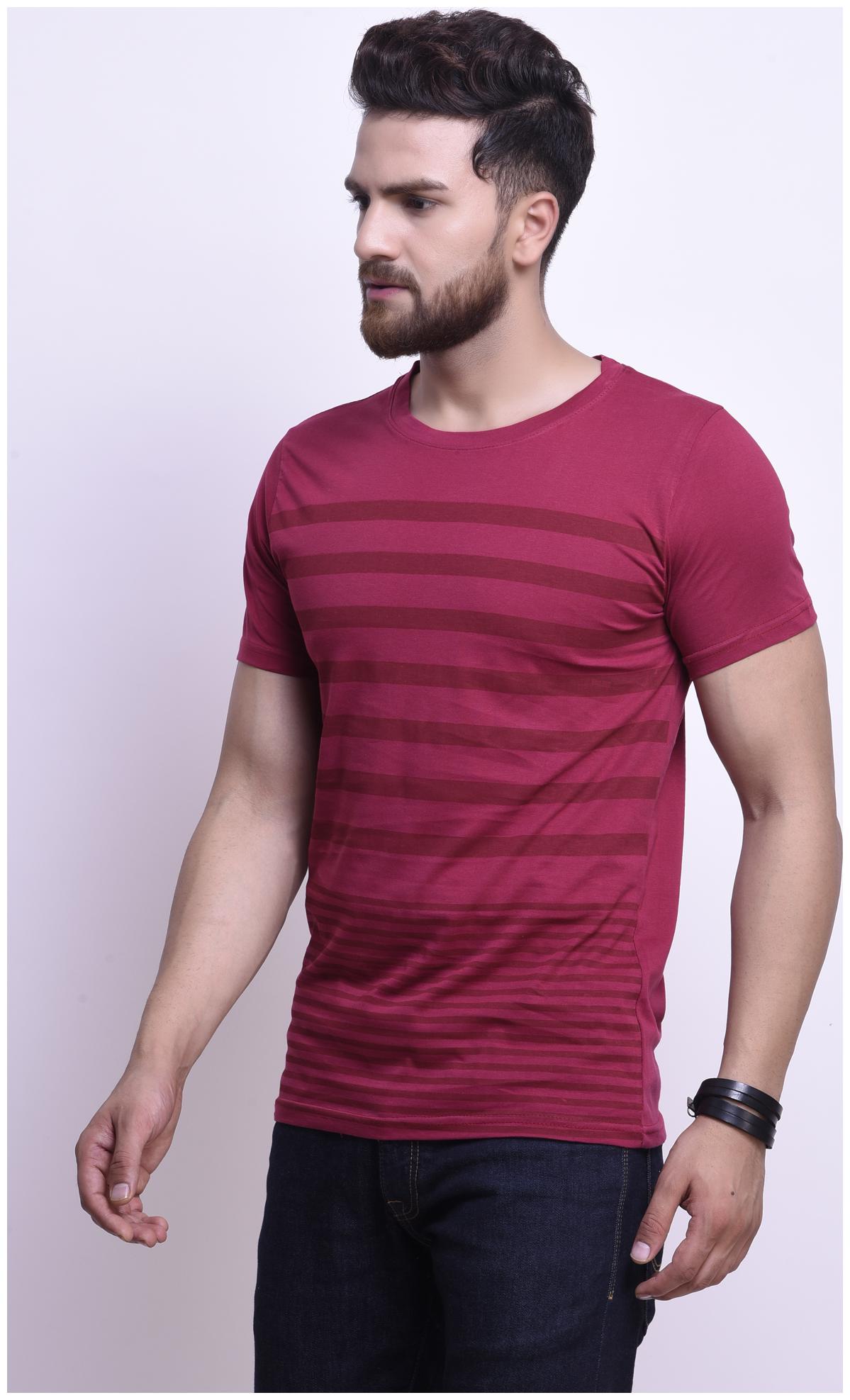 Buy Stylesmyth Mehroon Cotton Printed 