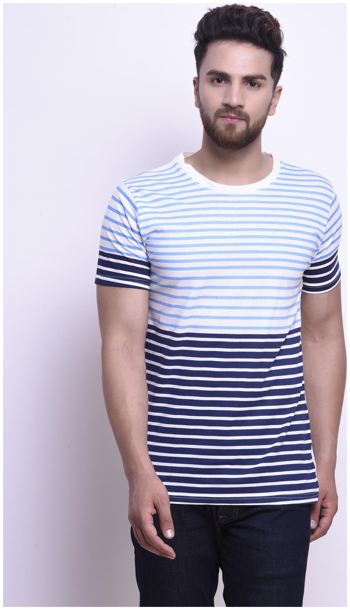 

STYLESMYTH Men Multi Regular fit Cotton Round neck T-Shirt - Pack Of 1