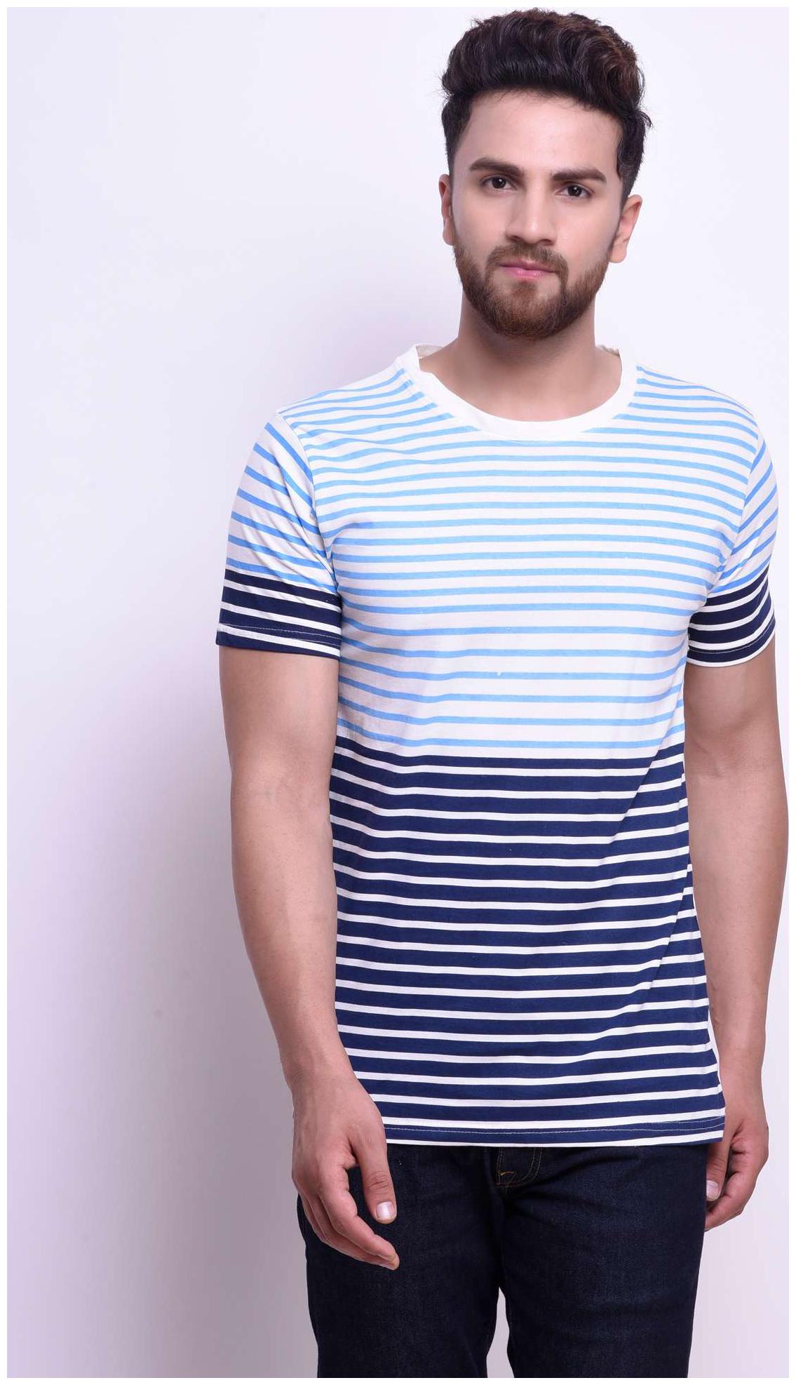 

STYLESMYTH Men Multi Regular fit Cotton Round neck T-Shirt - Pack Of 1