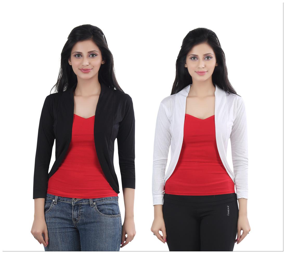 

Bfly Women Shrug - White