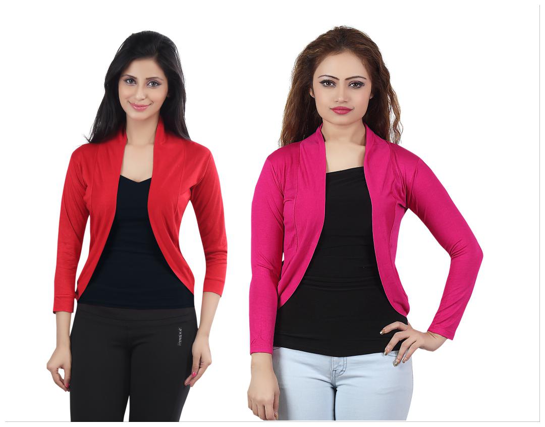 

Bfly Women Shrug - Red