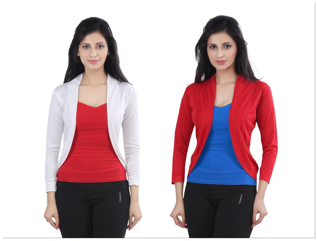 

Bfly Women Shrug - White