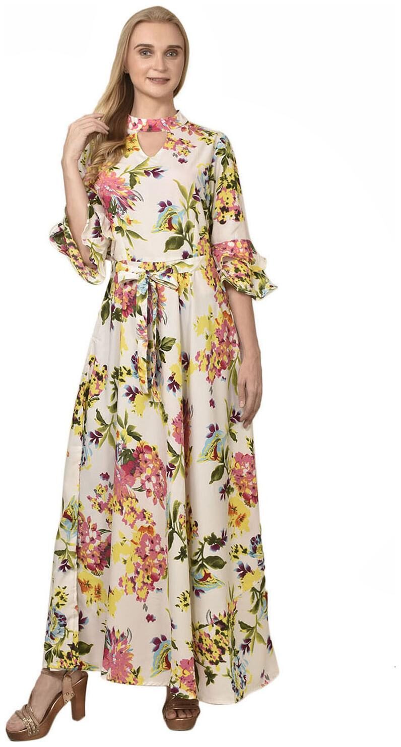 

Styllry Multi Floral Maxi dress