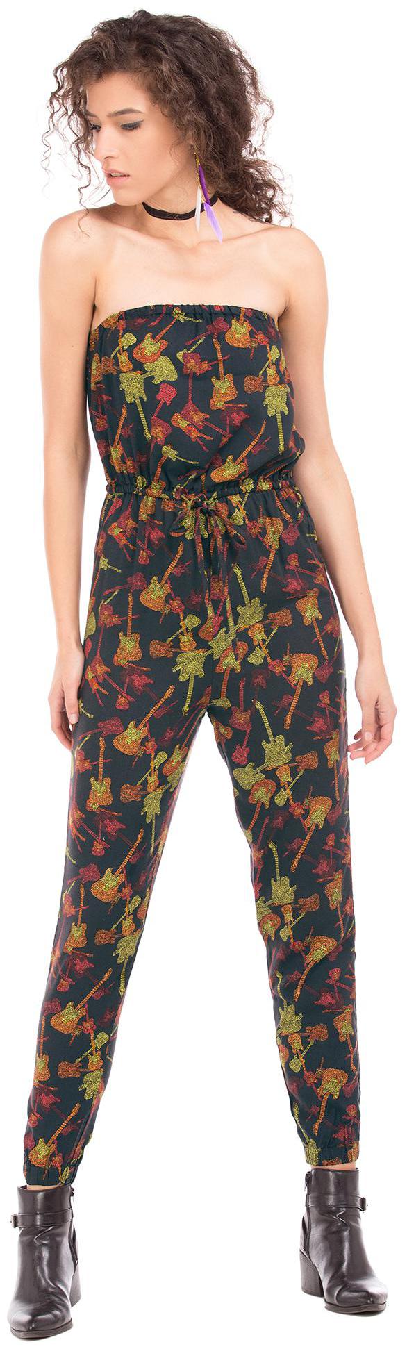 

SUGR Printed Jumpsuit - Black