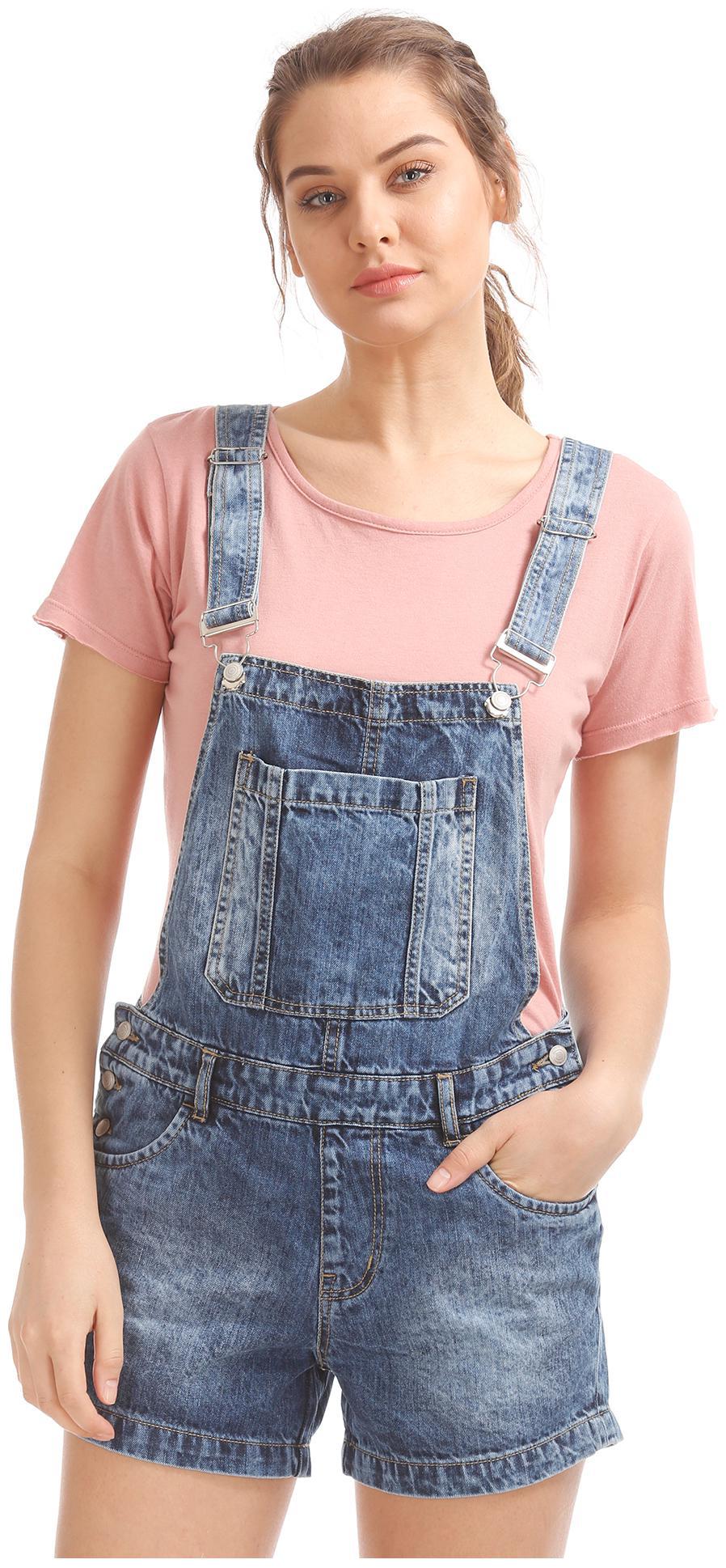 

SUGR Solid Dungaree - Blue