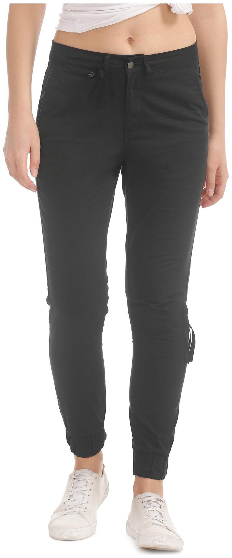 

SUGR Women Black Regular fit Jogger