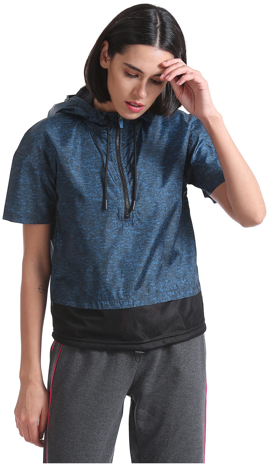 

SUGR Women Printed Sweatshirt - Blue