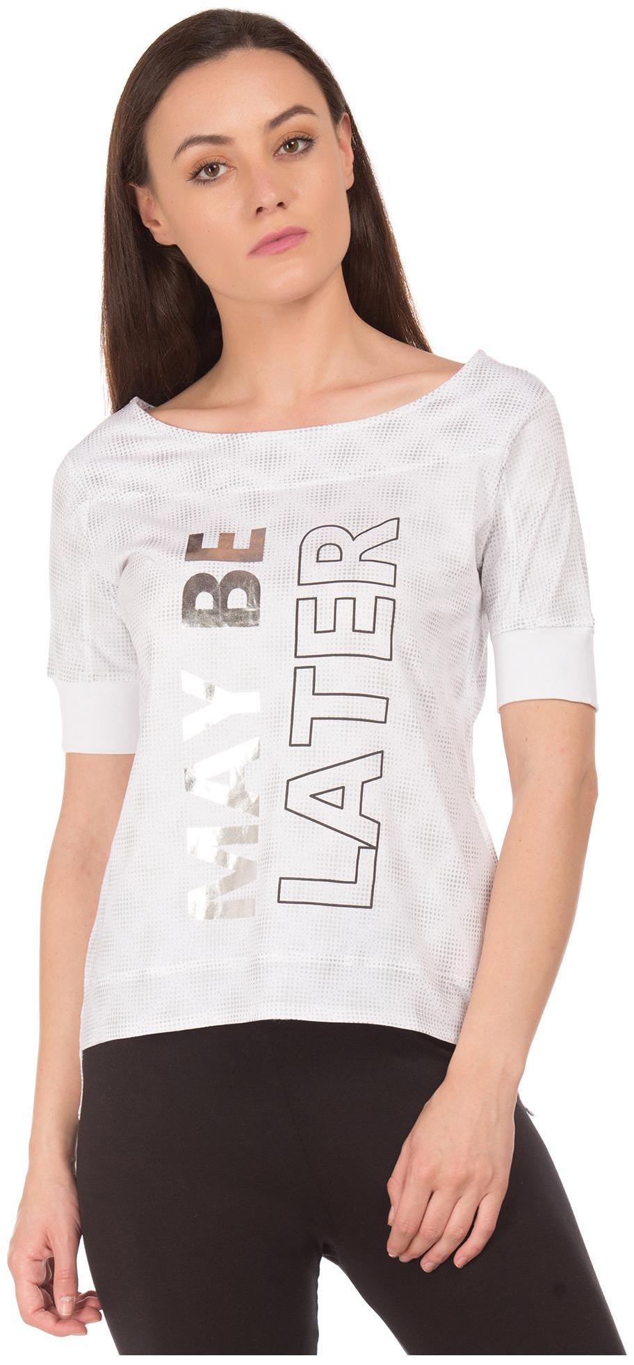 

SUGR Women Printed Regular top - White