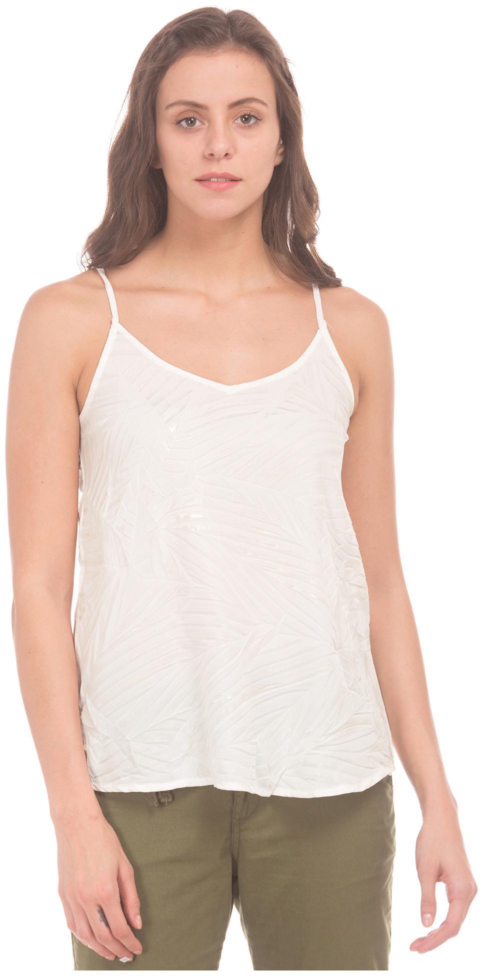

SUGR Women Printed Regular top - White