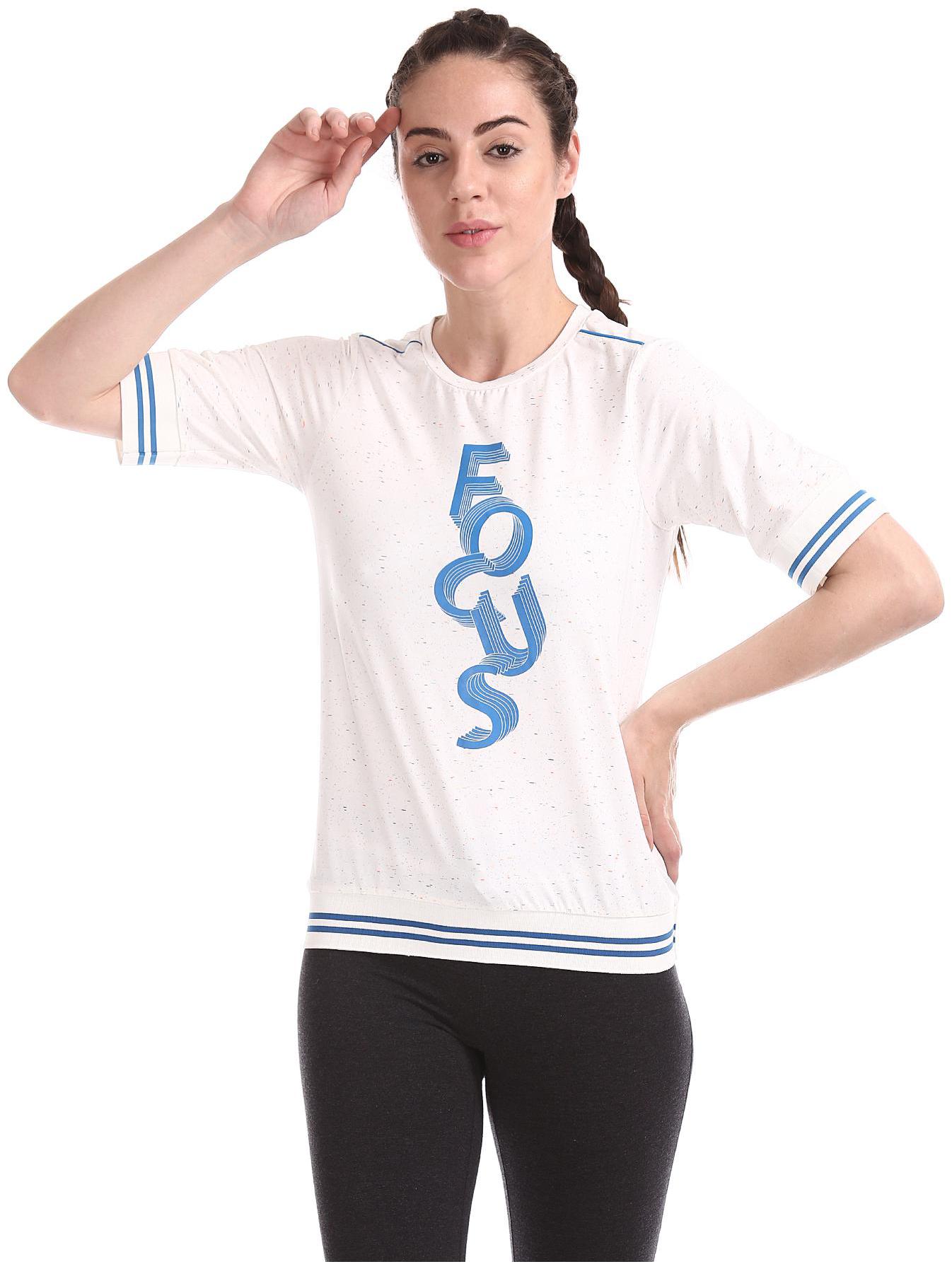 

SUGR Women Self Design Sweatshirt - White