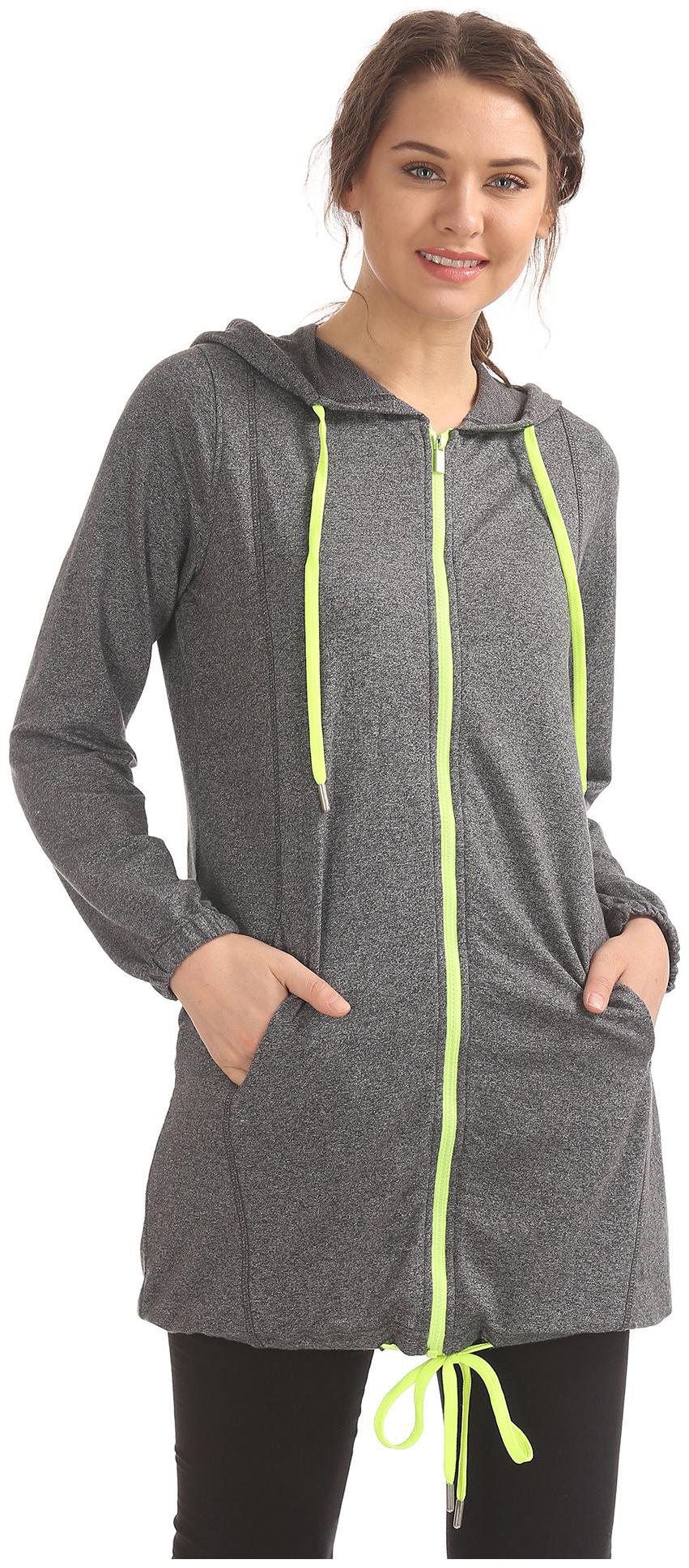 

SUGR Women Solid Sweatshirt - Grey