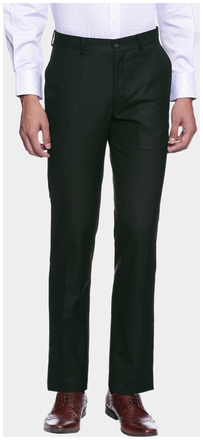 

SUITLTD Men Solid Slim Fit Formal Trouser - Black
