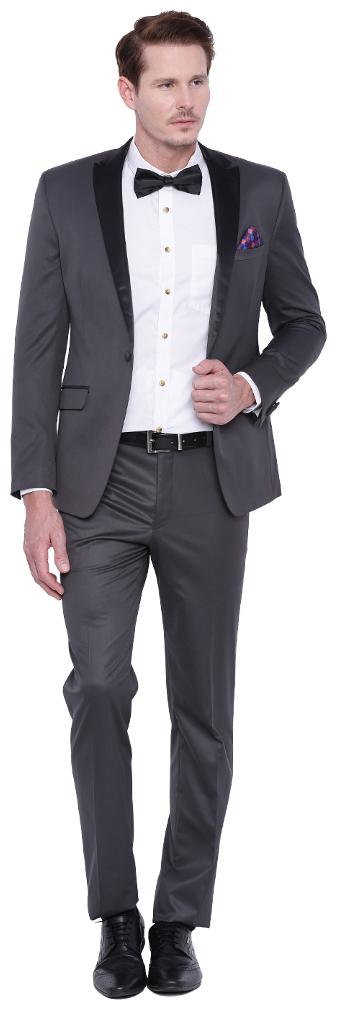 

Suitltd Grey Slim Fit Tuxedo Suit