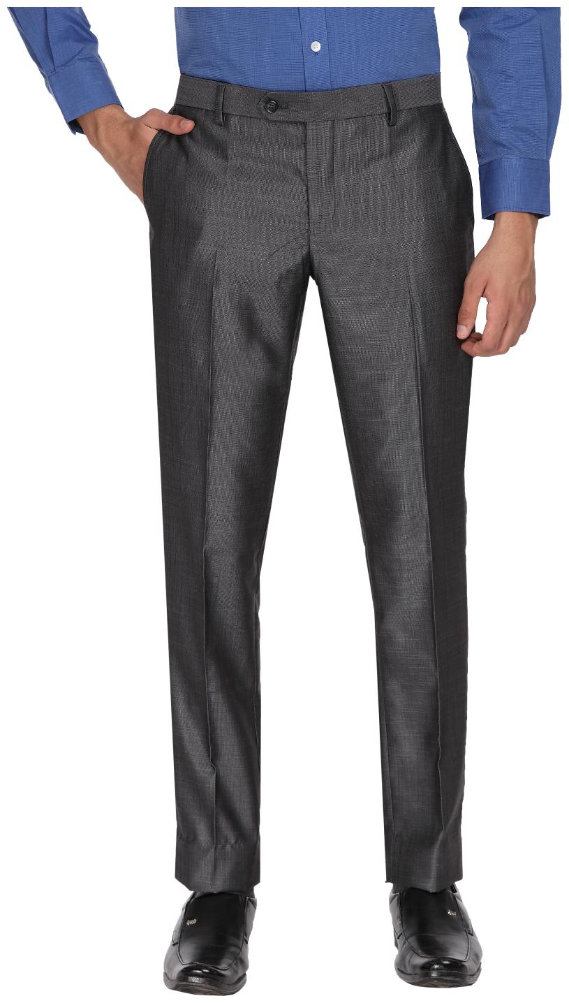 

SUITLTD Men Solid Slim Fit Formal Trouser - Black