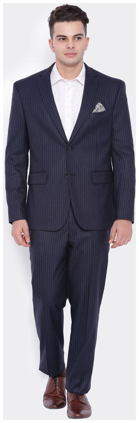 

SUITLTD Navy Chalk Stripe Regular Fit Suit