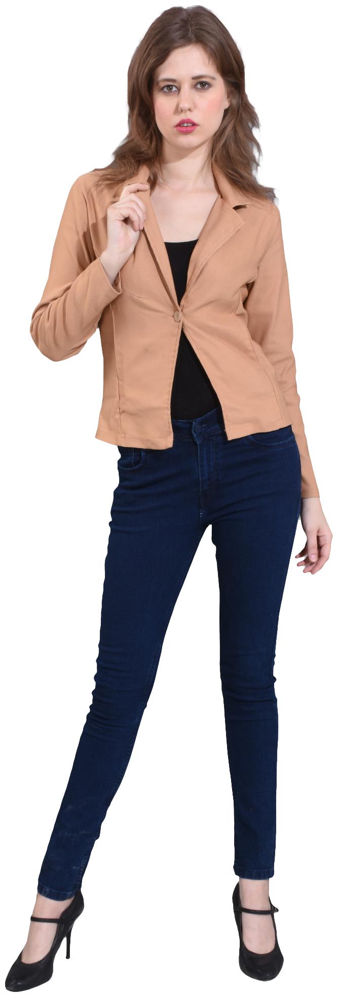 

HRIKSHIKA FASHION Women Waistcoat - Beige