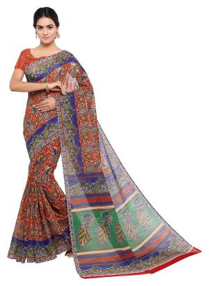 

Sunaina Designer saree with a Blouse